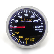 Load image into Gallery viewer, GFB 52mm Boost Gauge 30psi