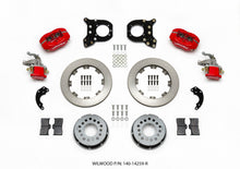 Load image into Gallery viewer, Wilwood Forged Dynalite P/S Rear Kit w/MC4 P-Brake Red Chev 12 Bolt w/Clip Elimin-Staggered