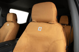 Covercraft 19-24 Dodge RAM Carhartt SeatSaver Custom Front Row Seat Covers - Brown