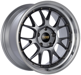 BBS LM-R 19x9.5 5x114.3 ET38 Diamond Black Center Diamond Cut Lip Wheel - 82mm PFS Required