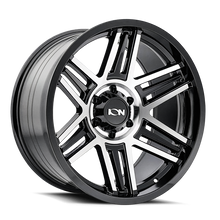 Load image into Gallery viewer, ION Type 147 20x9 / 8x165.1 BP / 0mm Offset / 125.2mm Hub Black/Machined Wheel