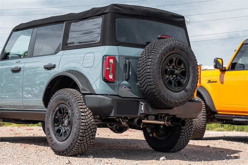 Corsa 21-25 Ford Bronco 2.3L 4-Door 2.75in Cat-Back Dual Rear Exhaust w/4in Straight-Cut Polish Tips