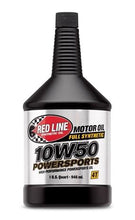 Load image into Gallery viewer, Red Line 10W50 Powersports Motor Oil - Quart