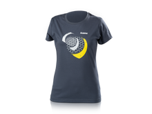 Load image into Gallery viewer, Akrapovic Lifestyle T-shirt Mesh Womens Blue-Grey - Medium