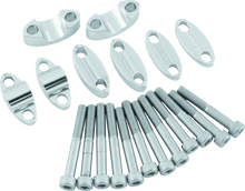 Load image into Gallery viewer, BikeMaster Aluminum Handlebar Risers 7/8in - Silver