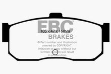 Load image into Gallery viewer, EBC 91-97 Infiniti G20 2.0 Redstuff Rear Brake Pads