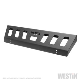 Westin 07-18 Jeep Wrangler JK WJ2 Skid Plate for Front Bumper - Textured Black