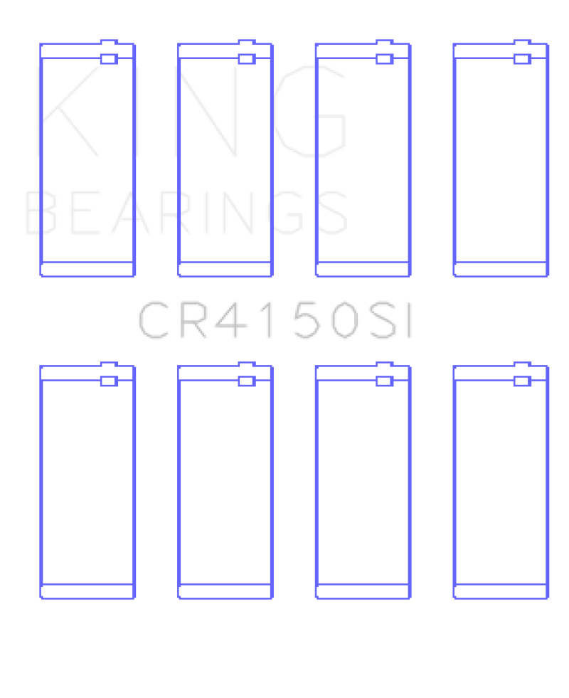 King Engine Bearings Toyota Ford ZETEC 1.6L/1.8L/2.0L Performance Rod Bearing Set