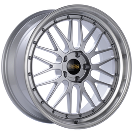 BBS LM 19x8.5 5x120 ET32 Diamond Silver Center Diamond Cut Lip Wheel -82mm PFS/Clip Required