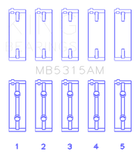 Load image into Gallery viewer, King Engine Bearings Mitsubishi 4G63T/4G64 (Size 0.75) Main Bearing Set