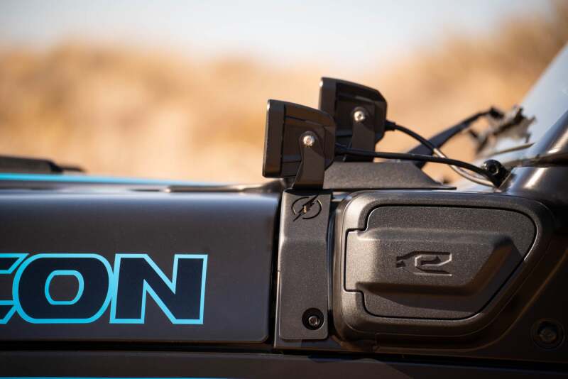 DV8 Offroad 21-23 Jeep Wrangler JL 4XE Dual Light Pod Mounts
