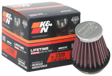 Load image into Gallery viewer, K&amp;N Universal Air Filter 1-13/16in FLG / 3in Bottom / 2in Top / 3in Height