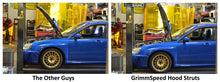 Load image into Gallery viewer, GrimmSpeed 02-07 Subaru Inpreza/WRX/STi Hood Struts