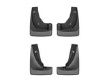 WeatherTech 24-26 Hyundai Santa Fe Front & Rear Mudflaps - Black