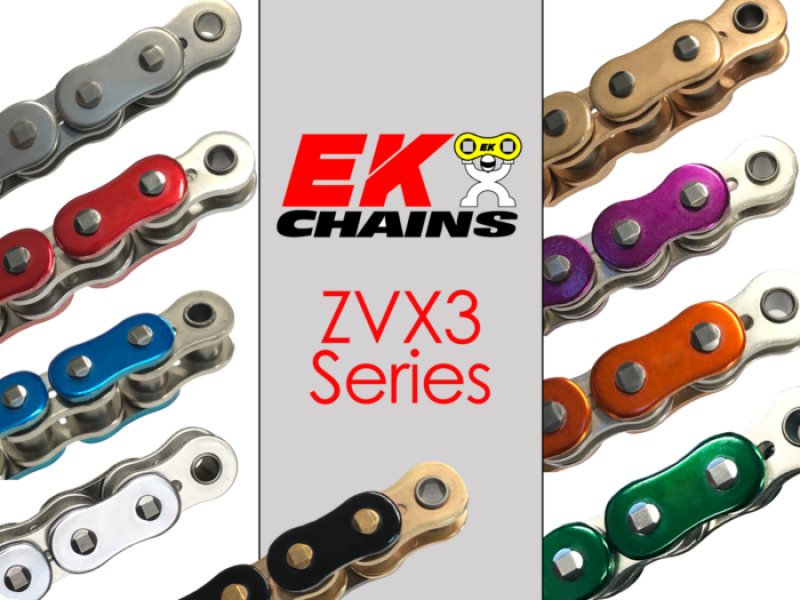 Vortex Racing EK 530 ZVX3 Rivet Master 150 Links- Black Gold – Dynotech ...