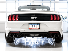 Load image into Gallery viewer, AWE 18-23 S550 Mustang GT SwitchPath Exhaust - Chrome Silver Tips