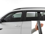 WeatherTech 18-26 Volkswagen Atlas Front & Rear Side Window Deflectors - Matte Black
