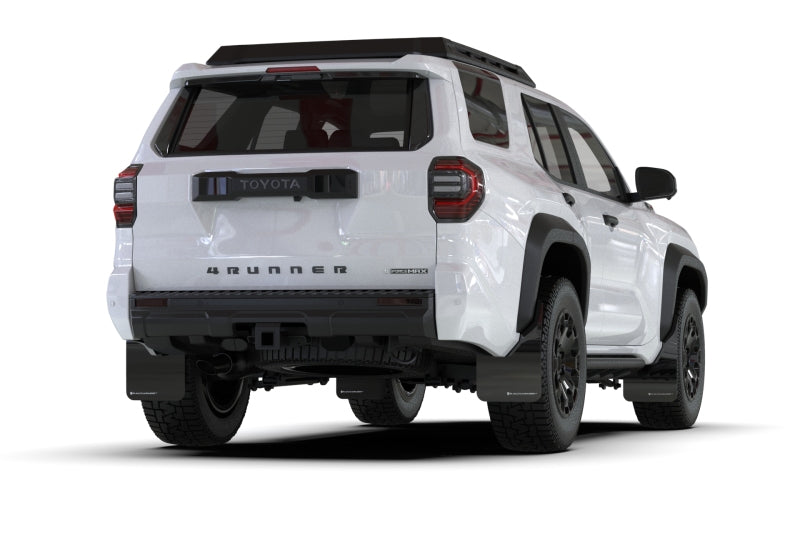 Rally Armor 2025+ Toyota 4Runner Black UR Mud Flap w/ White Logo ...