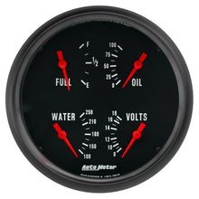 Load image into Gallery viewer, Autometer Z-Series Quad 5in. - 0 OhmE-90 OhmF