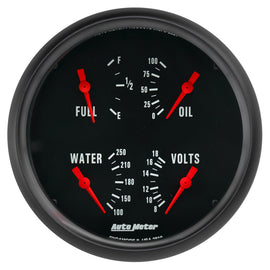 Autometer Z-Series Quad 5in. - 0 OhmE-90 OhmF