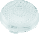 Bikers Choice Replacement Honeycomb Clear Lens For LED Bullet Turn Signal