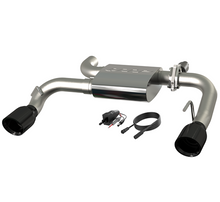 Load image into Gallery viewer, 2021-2024 Ford Bronco QTP Screamer Axle Back Black Tips