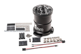Radium Engineering Multi-Pump Fuel Surge Tank Fits Walbro GSS342 / AEM 50-1200 (Pumps Not Incl.)