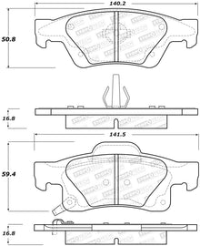 StopTech Street Brake Pads - Rear