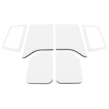 DEI 11-18 Jeep Wrangler JK 2-Door Boom Mat Complete Headliner Kit - 6 Piece - White