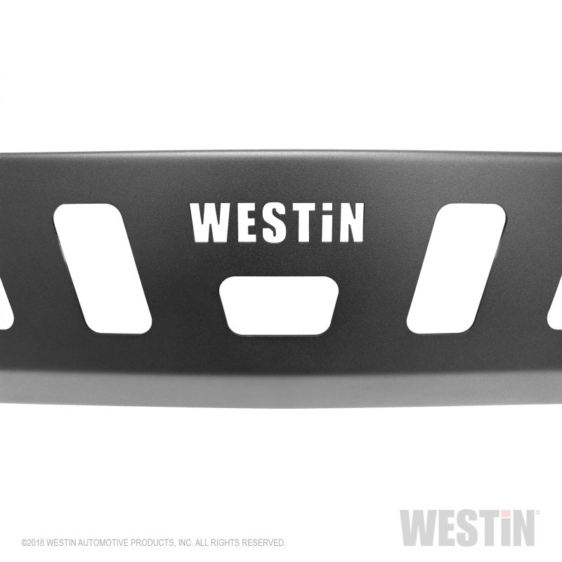 Westin 07-18 Jeep Wrangler JK WJ2 Skid Plate for Front Bumper - Textured Black