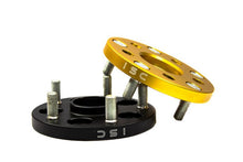 Load image into Gallery viewer, ISC Suspension 5x100 to 5x114 25mm Wheel Adapters Gold - Set of 4