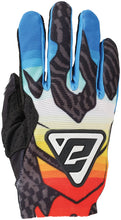 Load image into Gallery viewer, Answer Aerlite Drip Gloves Black/White/Rainbow - XL