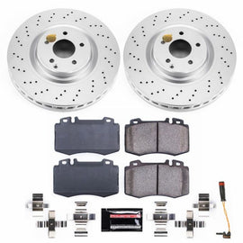 Power Stop 03-06 Mercedes-Benz CLK500 Front Z23 Evolution Sport Coated Brake Kit