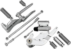 Bikers Choice 58-86 FL FX 86-99 Softail Chrome Custom Forward Controls 3/4 Inch Master Cylinder