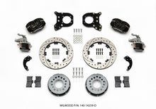 Load image into Gallery viewer, Wilwood Forged Dynalite P/S Rear Kit w/MC4 P-Brake Drilled Chev 12 Bolt w/Clip Elimin-Staggered