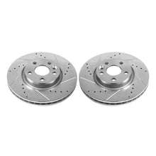 Load image into Gallery viewer, Power Stop 12-15 Land Rover Range Rover Evoque Front Evolution Drilled &amp; Slotted Rotors - Pair