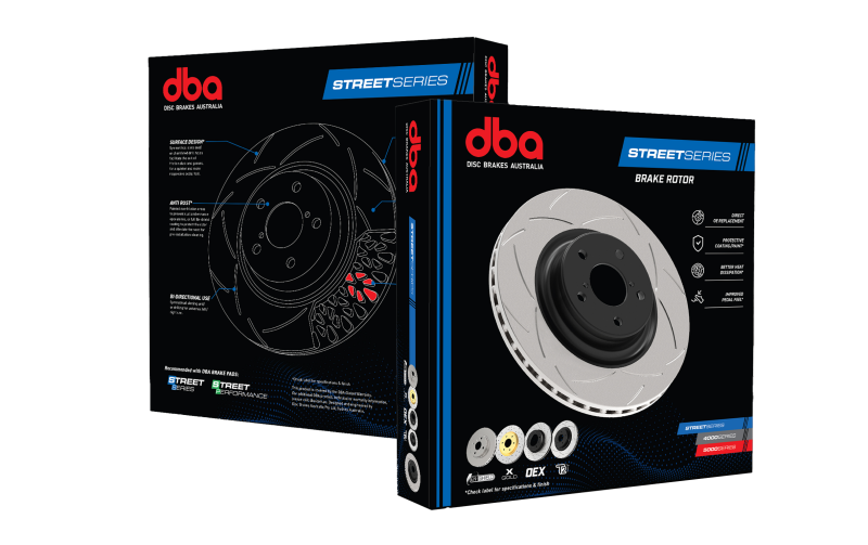 DBA 05-08 Subaru Legacy GT Front Slotted Street Series Rotor