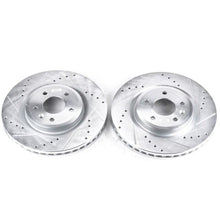 Load image into Gallery viewer, Power Stop 09-11 Ford Flex Front Evolution Drilled &amp; Slotted Rotors - Pair