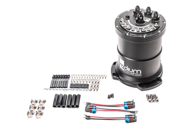 Radium Engineering Multi-Pump Fuel Surge Tank Fits Walbro F90000267/274/285 (Pumps Not Included)