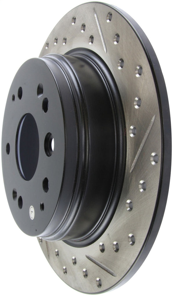 StopTech 04-08 Acura TL / 03-09 Honda Element Slotted & Drilled Left Rear Rotor