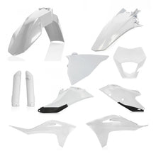 Load image into Gallery viewer, Acerbis 21-23 GasGas EC250/300/250F/350F Full Plastic Kit - White/Black