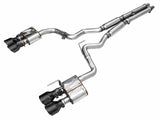 AWE Tuning 21-23 Ford Mustang Mach 1 SwitchPath Cat Back Exhaust w/ Quad Diamond Black Tips