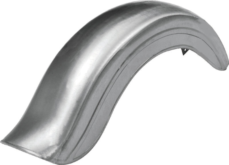 Bikers Choice Raw Fatbob Rear Fender Left Chain Cut Big Twin Custom