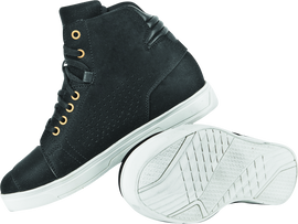 Speed and Strength Mad Dash Leather Shoes Black/White Womens - 8