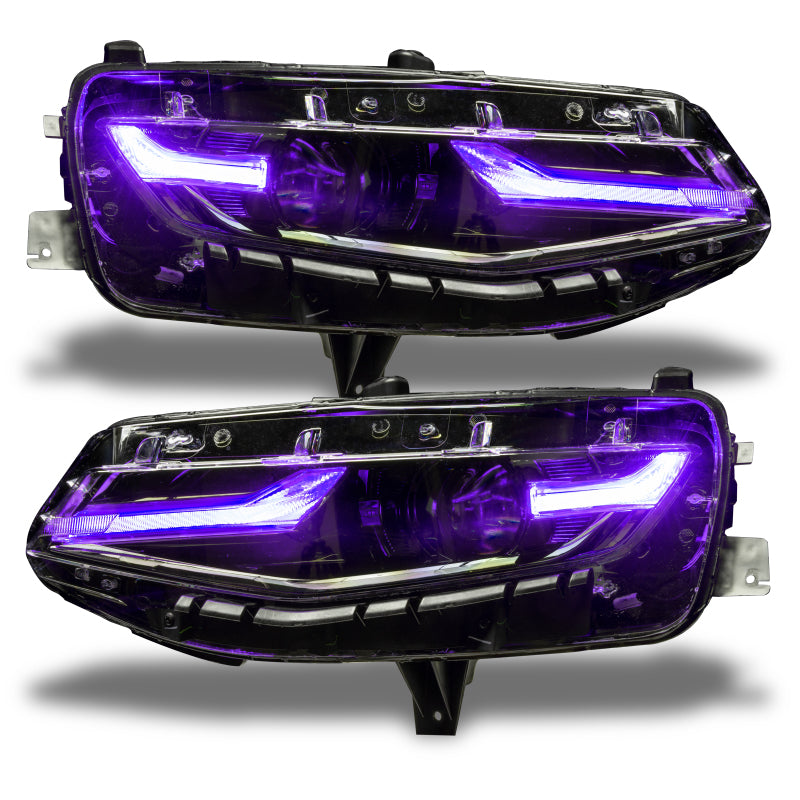 Oracle 19-21 Chevy Camaro LS/LT RGB+A Headlight DRL  Kit - ColorSHIFT w/ BC1 Controller