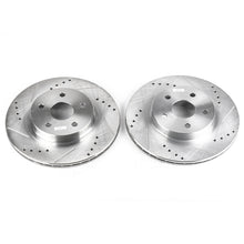 Load image into Gallery viewer, Power Stop 96-00 Toyota RAV4 Front Evolution Drilled &amp; Slotted Rotors - Pair