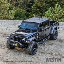 Load image into Gallery viewer, Westin 18-19 Jeep Wrangler JL WJ2 Stubby Front Bumper - Textured Black
