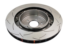 DBA 09+ Nissan GTR R-35 Rear Slotted 5000 Series 2 Piece Rotor Assembled w/ Black Hat