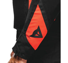 Load image into Gallery viewer, Dainese Energyca Air Tex Jacket Black/Fluorescent-Red Size - 52