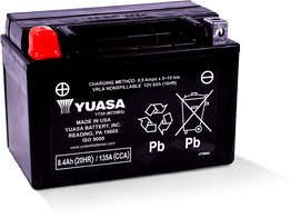 Yuasa YTX9 Maintenance Free AGM 12-Volt Battery